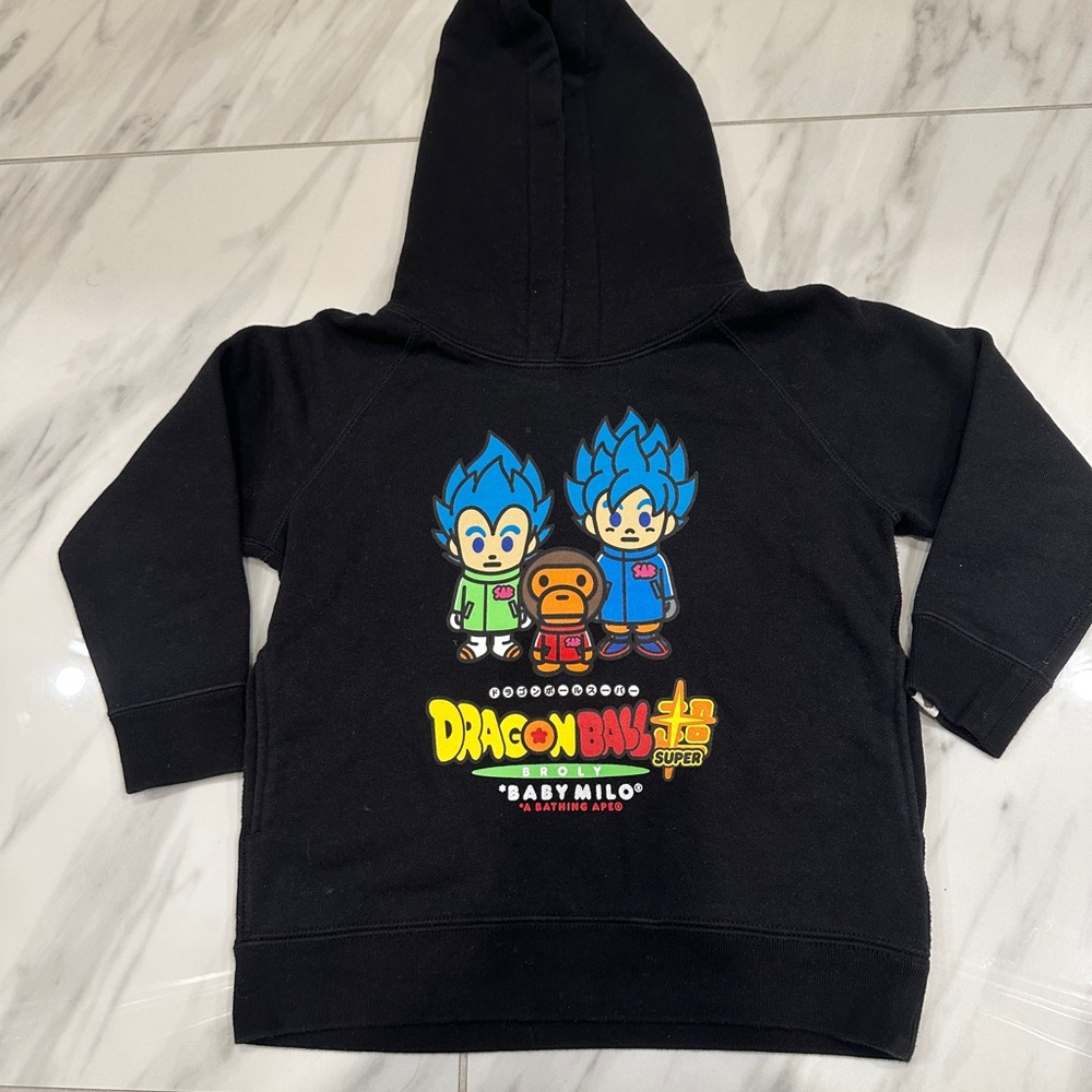 bape dragon ball z baby milo hoodie